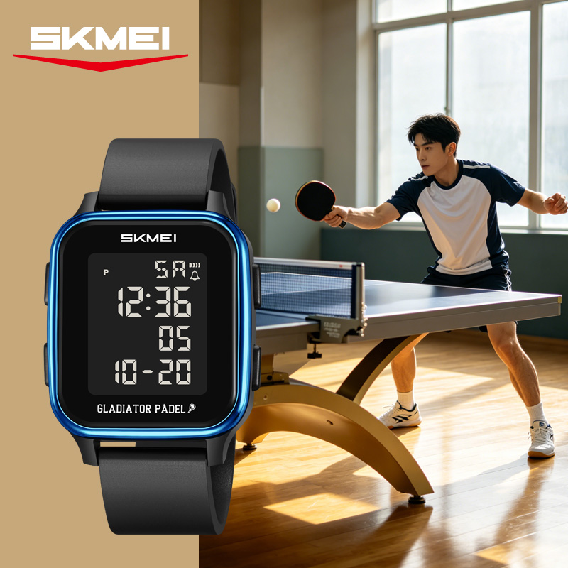 Badminton Score - SKMEI 2716 Modische Sport-Tennis/Tischtennis-Uhr mit LED-Licht