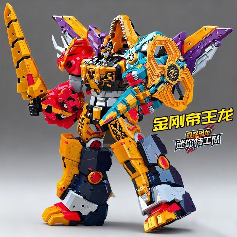 Badminton Korea - MiniForce Dinoid Warrior Transformationsroboter Dinosaurier-Modell REX