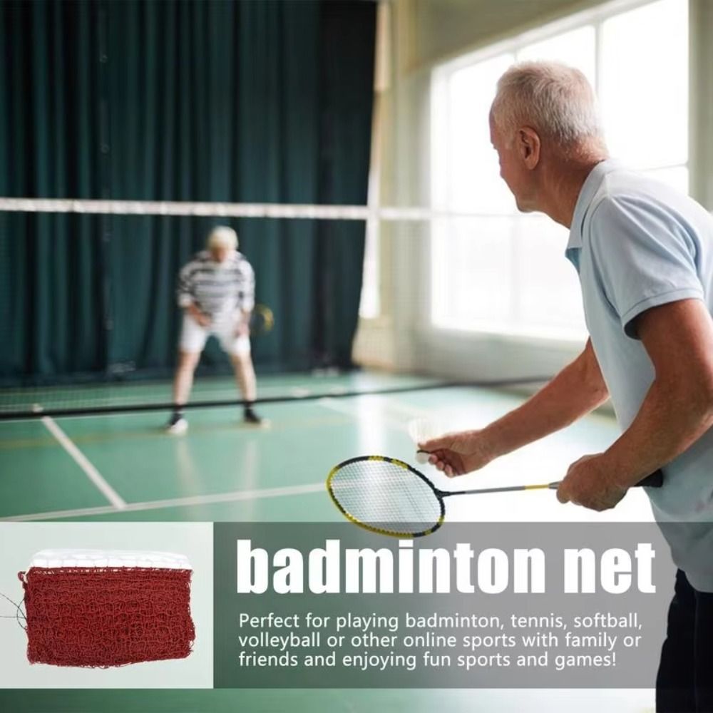 Badminton Field - Standard-Badmintonnetz-Ersatz, einfach zu installierendes Tennisnetz, faltbares