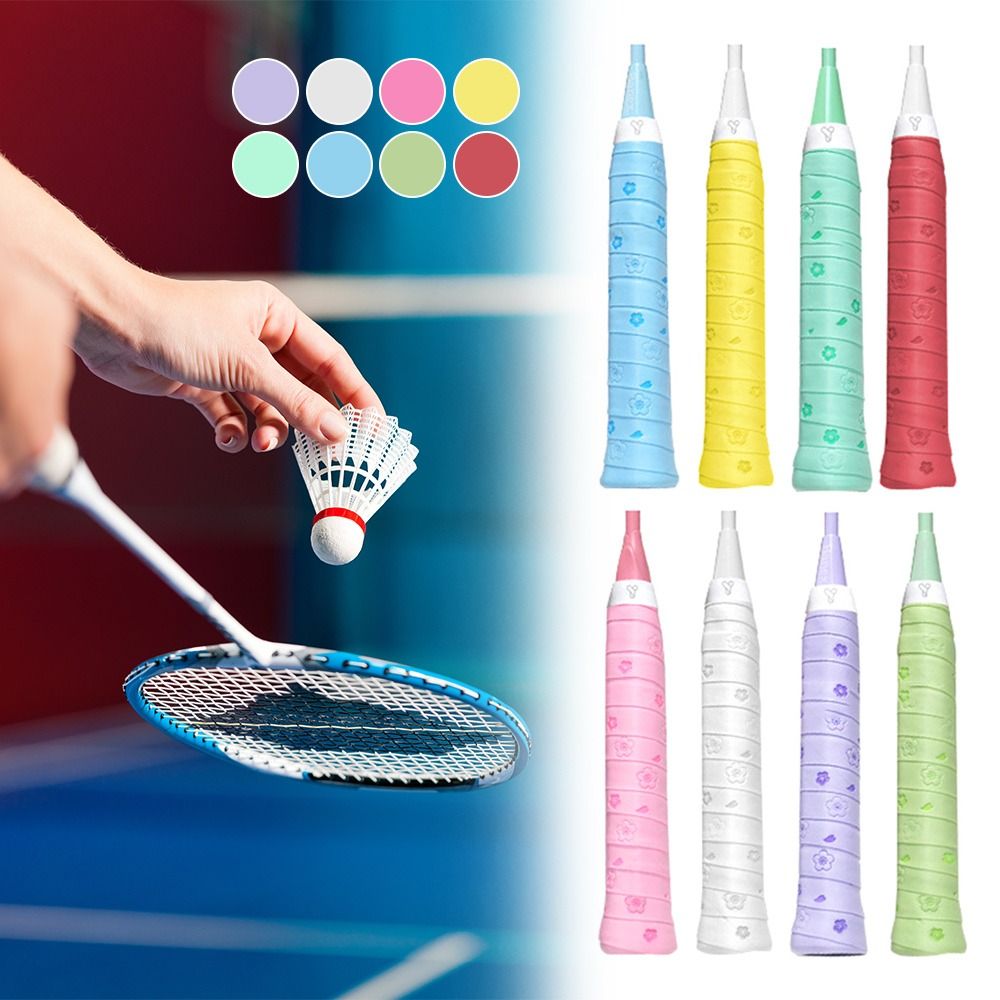 Badminton Field - Neues PU-Badminton-Griffband Rutschfestes Schweißabsorbierendes Badminton-Overgrip Bedrucktes