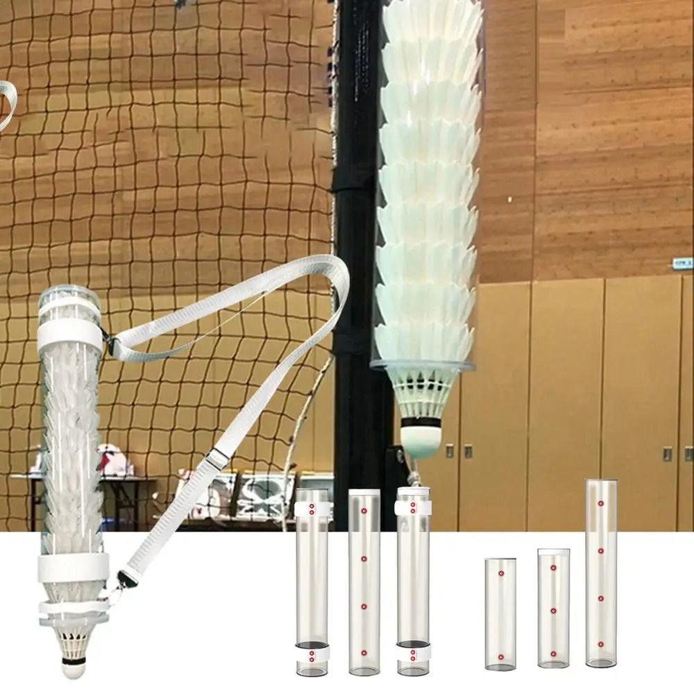 Badminton Shuttlecock - Magnetische Schlauch Badminton Zylinder Federbälle Lagerung