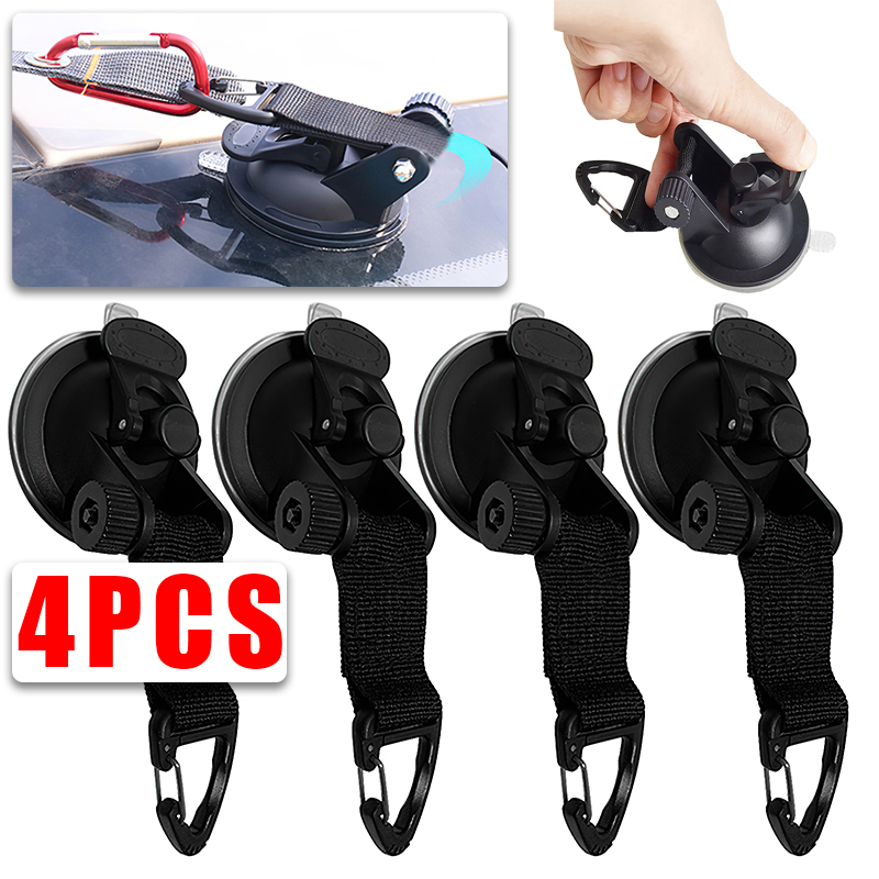 String Tension Clip - 2/4 Pcs Auto Zelt Saugnäpfe Outdoor