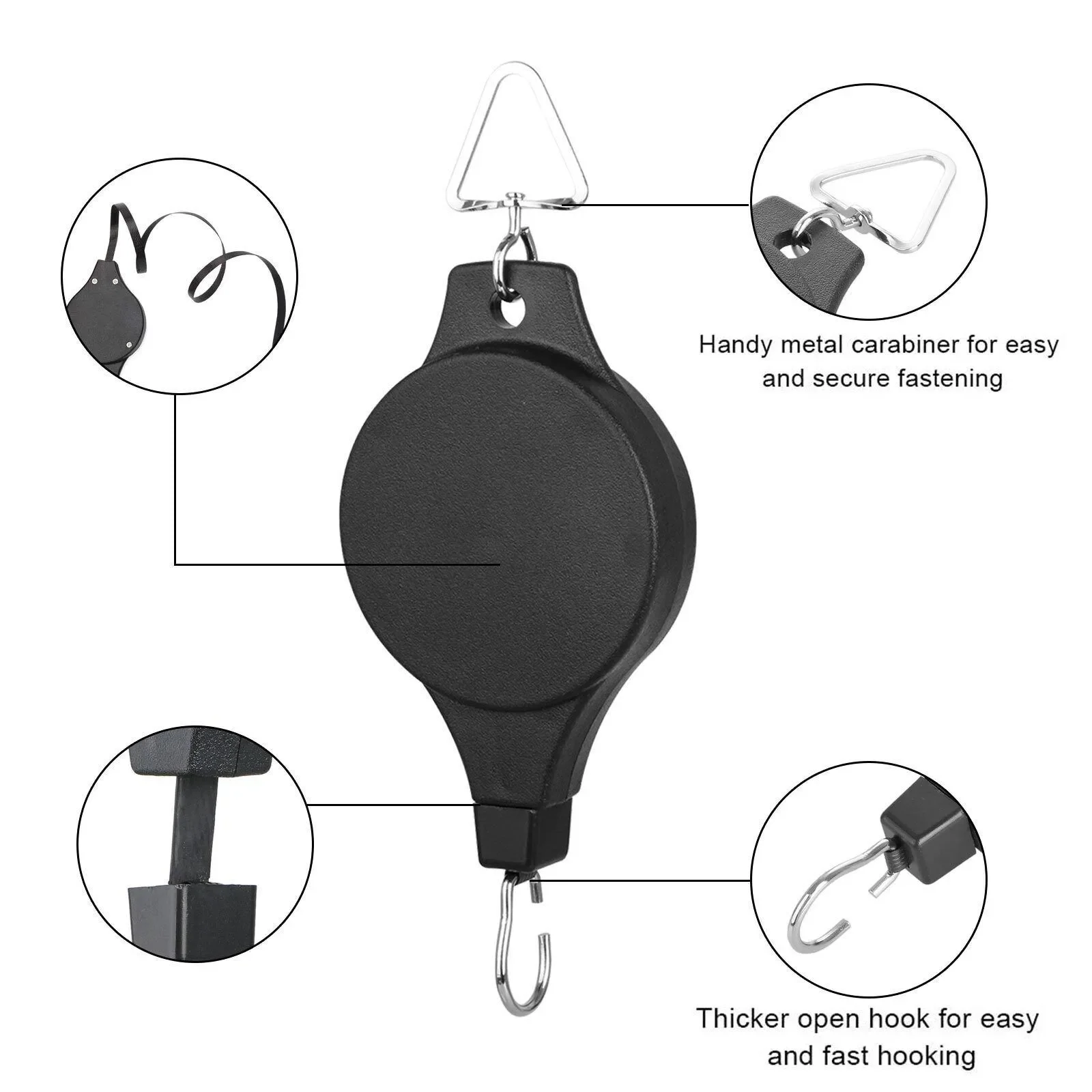 Einziehbare Pflanzenhaken mit  – String Tension Clip Bewertung und Preis
