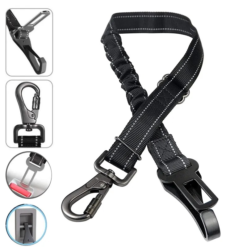 3-in-1-Autositzgurt für Hunde, – String Tension Clip Bewertung und Preis