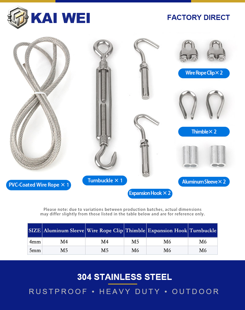 KAIWEI PVC-beschichtetes 304 E – String Tension Clip Bewertung und Preis